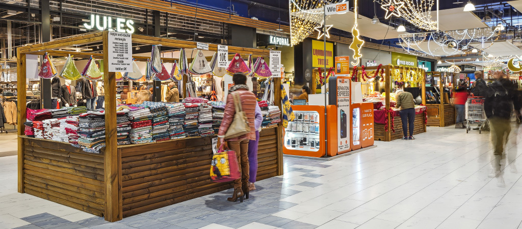 visuel commerce éphémère Louvroil