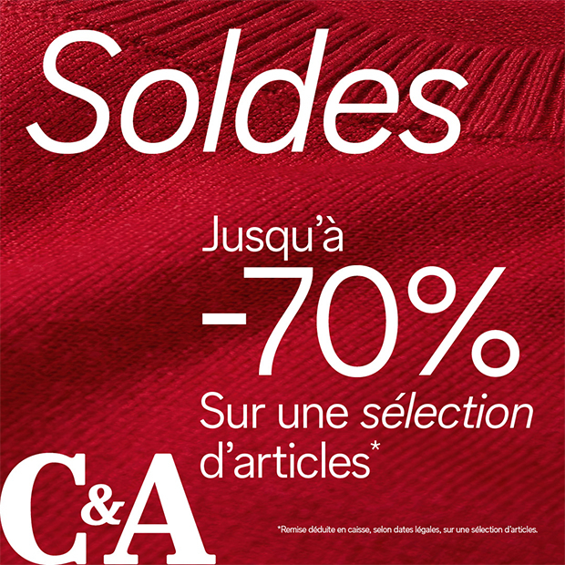 C&A : Soldes jusqu